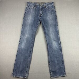 American‎ Eagle Original Straight Dark Blue Jeans Denim Sz 30x33* STAINS